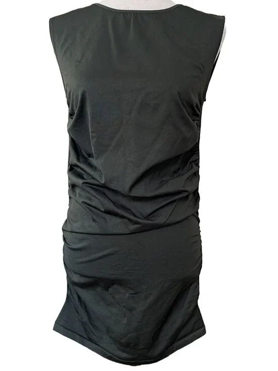 NWOT Blanqi Maternity Olive Tank Dress size L/XL - Picture 5 of 14